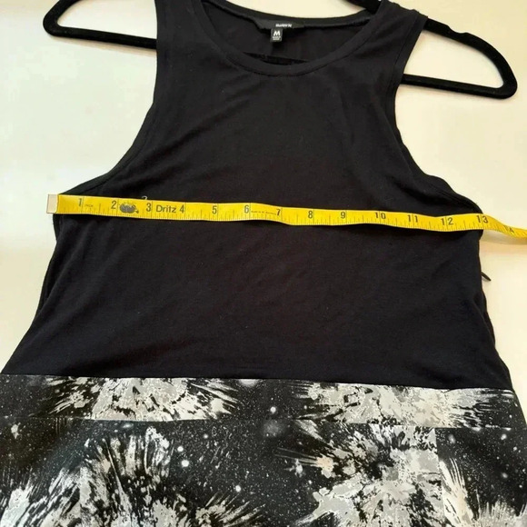 Hurley Simone Splatter Tank Maxi Dress Slits Lightweight Casual Beach Boho M - Picture 8 of 10